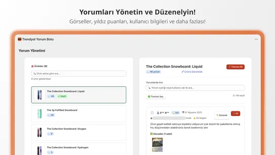 Trendyol Yorum Botu screenshot
