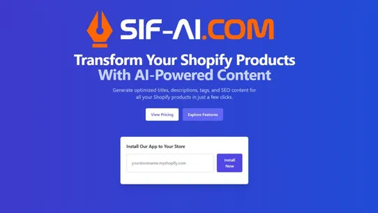 SIF‑AI ‑ AI Content screenshot