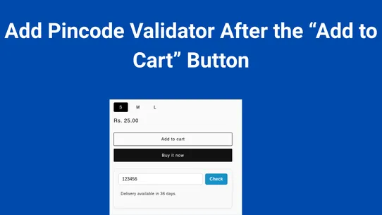 GM Pincode Validator screenshot