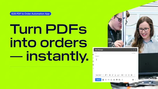 LevelOps B2B PDF to Order screenshot