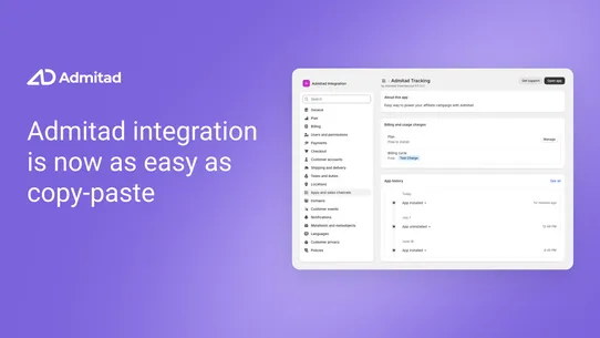 Admitad Tracking (Affiliate) screenshot