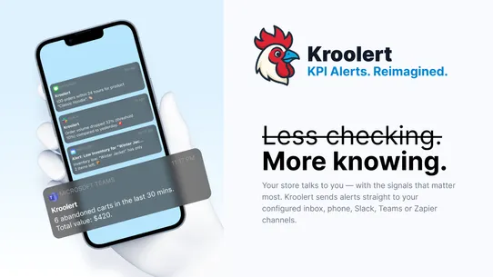Kroolert: KPI‑Alerting screenshot