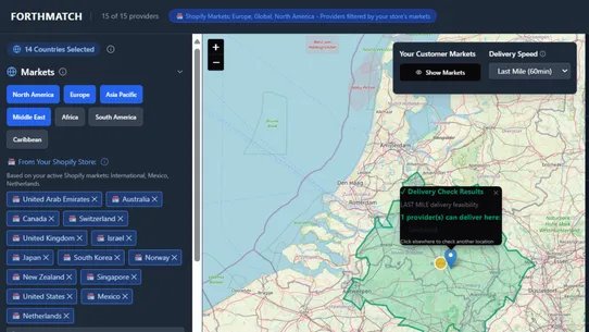 Forthmatch 3PL discovery tool screenshot