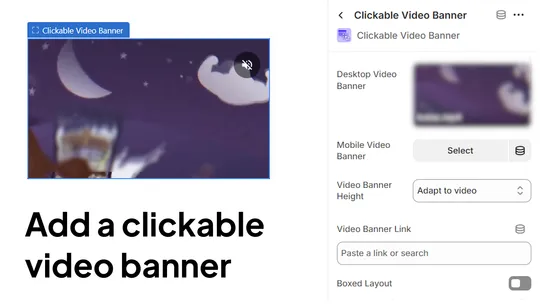 Clickable Video Banner ‑ CB screenshot