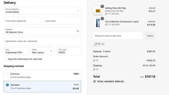 Sensible Discounts screenshot