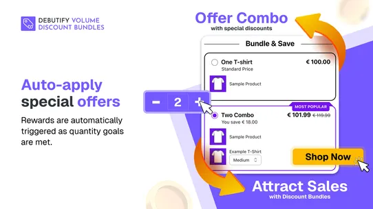 DB Volume Discount Bundles screenshot