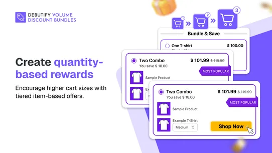 DB Volume Discount Bundles screenshot