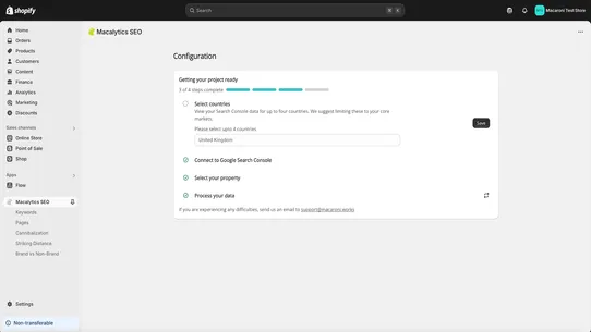 Macalytics screenshot