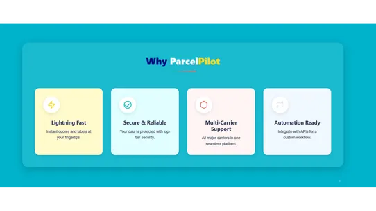 Parcel Pilot screenshot