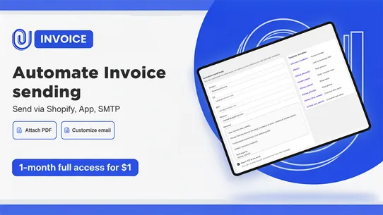 F: PDF Invoice Generator screenshot