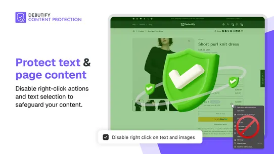 DB Content Protection screenshot