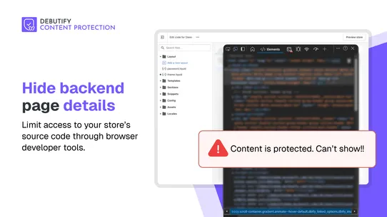 DB Content Protection screenshot