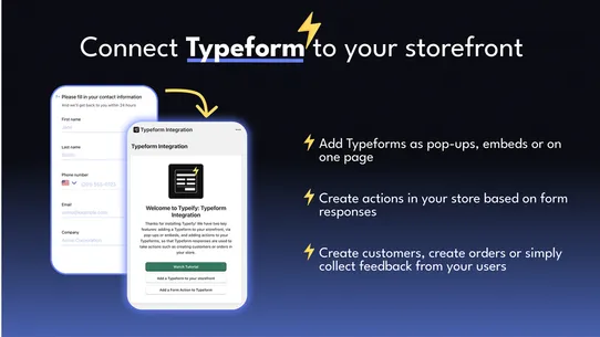 Typeify: Typeform Integration screenshot