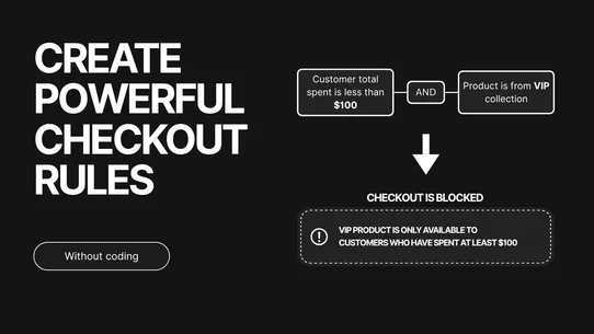 ProductWell ‑ Checkout Rules screenshot