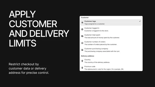 ProductWell ‑ Checkout Rules screenshot