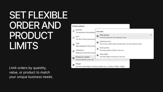 ProductWell ‑ Checkout Rules screenshot