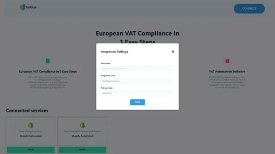 hellotax Connect screenshot