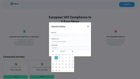 hellotax Connect screenshot