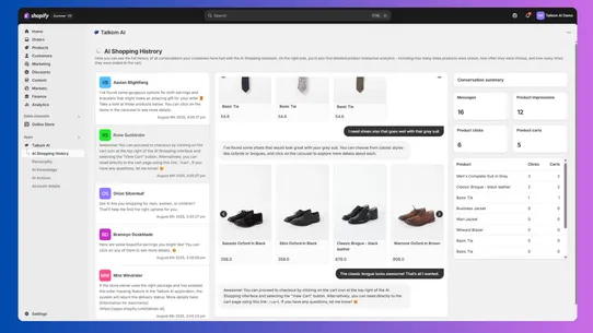 Talkom AI Agentic Commerce screenshot