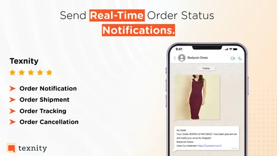 Texnity ‑ WhatsApp Business screenshot
