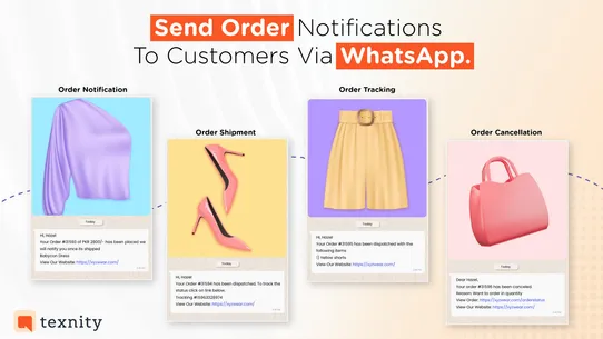 Texnity ‑ WhatsApp Business screenshot