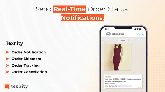 Texnity ‑ WhatsApp Business screenshot