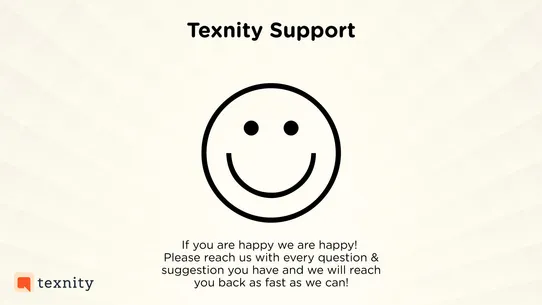 Texnity screenshot
