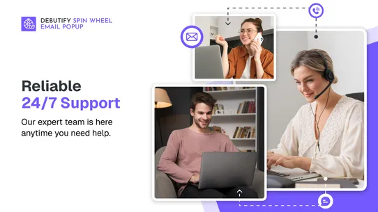 DB Spin Wheel Email Pop Up screenshot