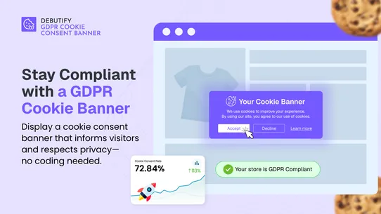 DB GDPR Cookie Consent Banner screenshot