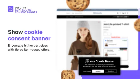 DB GDPR Cookie Consent Banner screenshot