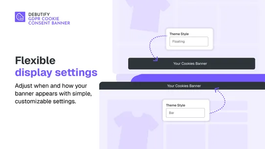 DB GDPR Cookie Consent Banner screenshot