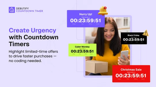 DB Urgency Countdown Timer screenshot
