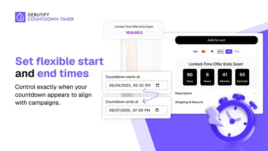 DB Urgency Countdown Timer screenshot