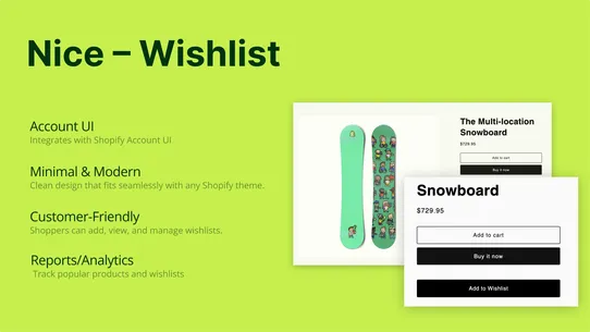 Nice – Wishlist screenshot