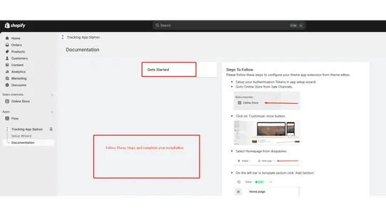 Tracking App Siphon screenshot