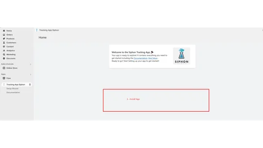 Tracking App Siphon screenshot
