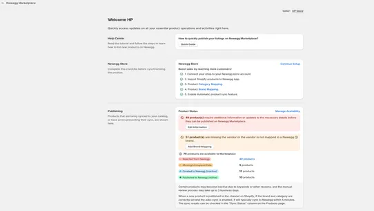 Newegg Marketplace screenshot
