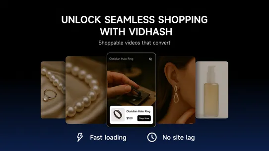 Vidhash Shoppable Video &amp; CDP screenshot