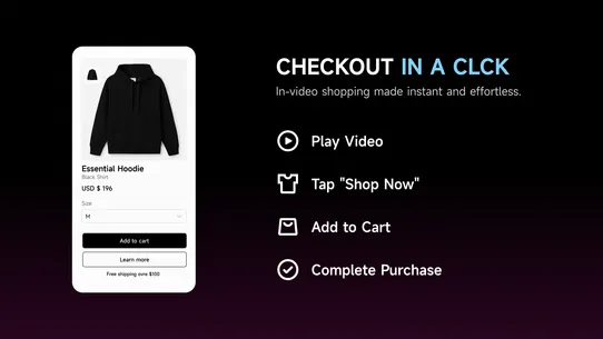 Vidhash Shoppable Video &amp; CDP screenshot