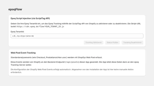 epoqFlow screenshot