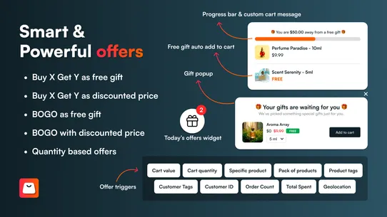 GoCart ‑ Auto Free Gift &amp; BOGO screenshot
