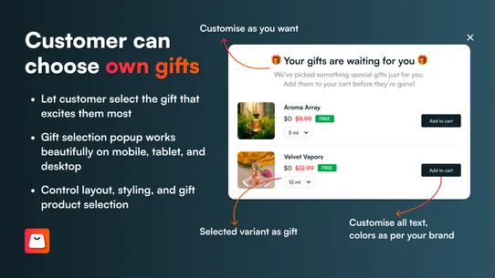 GoCart ‑ Auto Free Gift &amp; BOGO screenshot