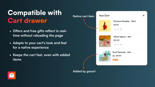 GoCart ‑ Auto Free Gift &amp; BOGO screenshot