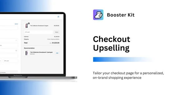 Booster Kit: Checkout Upsell screenshot