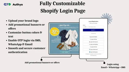 Authyo OTP Login/Register screenshot