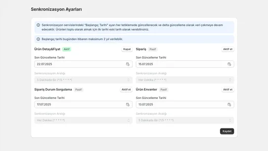 Nebim Entegrasyonu ‑ Gonextso screenshot