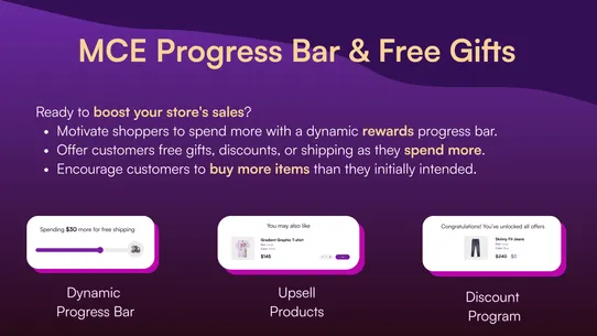 MCE Progress Bar &amp; Free Gift screenshot