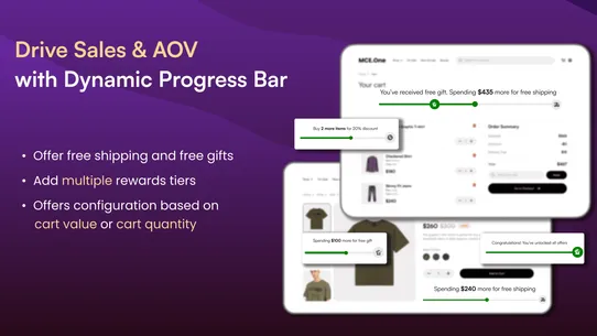 MCE Progress Bar &amp; Free Gift screenshot