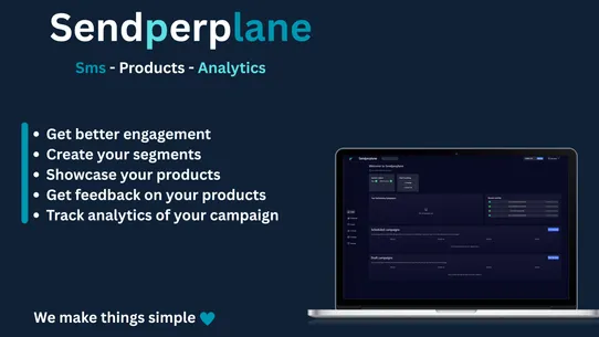 Sendperplane screenshot