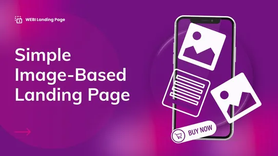 WEBI Landing Page Builder screenshot